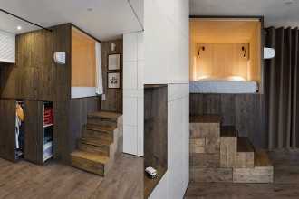 Apartament de 35 de metri pătraţi optimizat pentru un trai confortabil