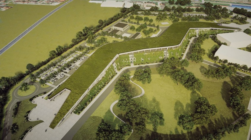 Cum va arăta noul Spital Municipal din Lugoj proiectat de TESSERACT Un pod verde &icirc;ntre comunitate