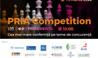 Pria Competition eveniment dedicat concurenței și mediului de business 16 martie 2022 În cadrul acestei ediții