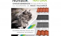 Novatik NATURA - o nouă generație de țigle metalice cu acoperire de rocă vulcanică Scopul principal