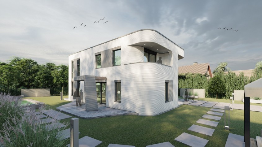 Prima clădire rezidenţială din Germania construită cu imprimanta 3D