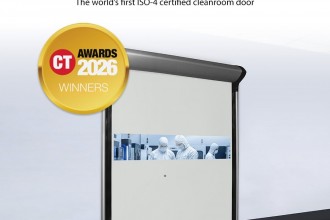 Ușa rapidă Dynaco D-313 CL4, premiată pentru inovație &icirc;n camere curate
