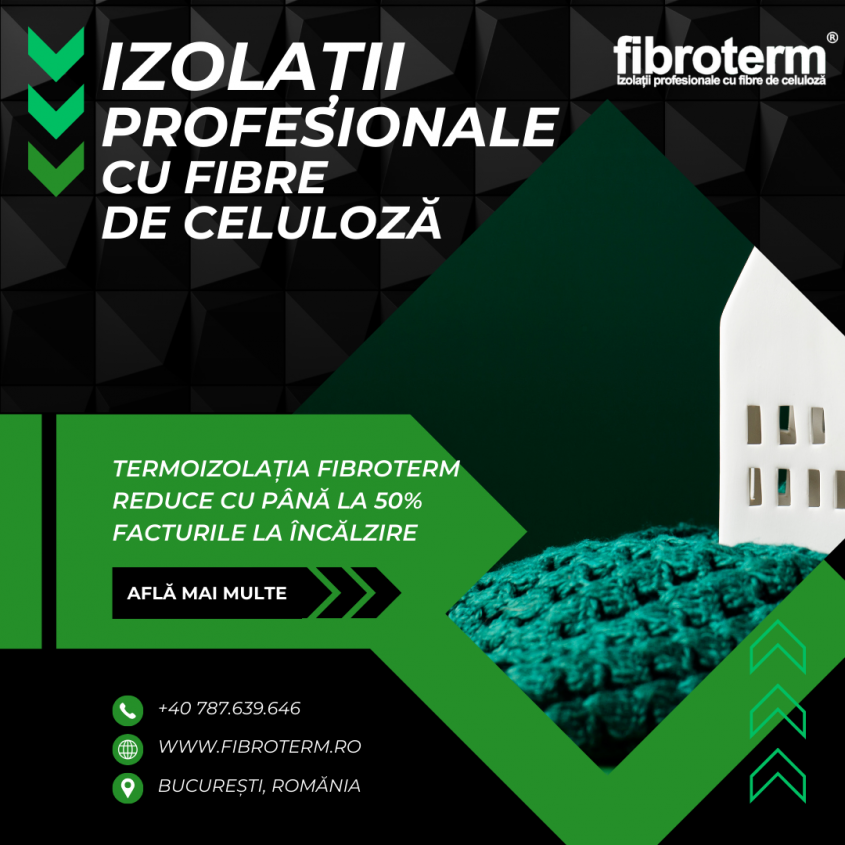 Izolația din celuloză: o alegere sustenabilă pentru un mediu construit durabil