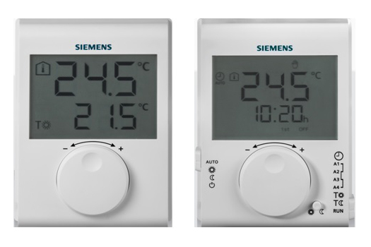 Noile termostate RDH și RDJ de la Siemens