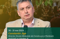 Constantin Jiga, Manager divizie Menatwork prezintă soluții pentru absorbția acustică în cadrul SHARE Interiors Forum