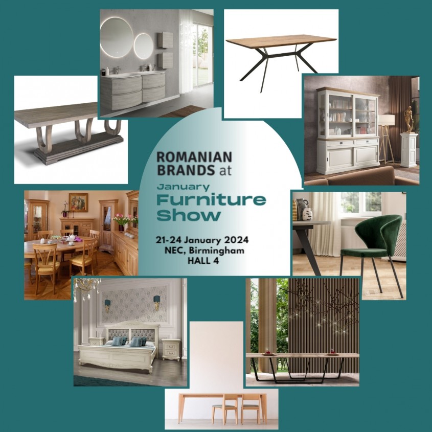 9 firme de mobilier din România au propus noi colecții la târgul internațional January Furniture Show