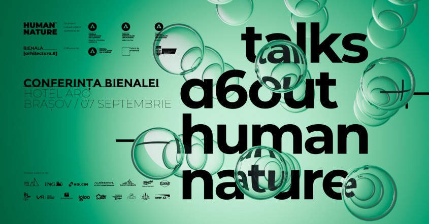 Weekendul de deschidere al Bienalei Arhitectura.6, tema Human+Nature, 6-8 septembrie, Brașov