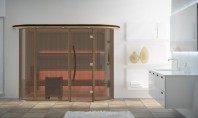 Noua gama de saune Vision - design 100% Scandinav Exterior elegant - aproape integral din sticla