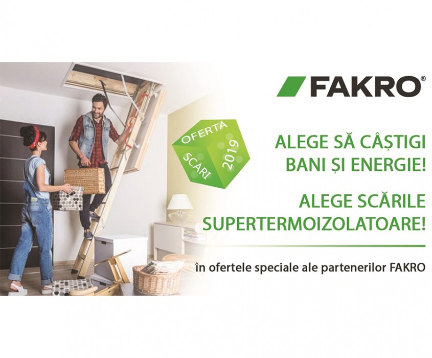 Promoție Fakro: Alege să câstigi bani și energie