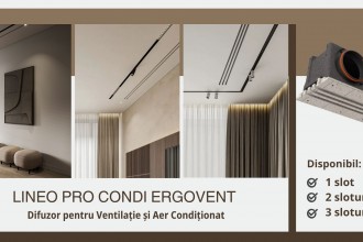 Lineo Pro Condi Ergovent: difuzorul potrivit pentru ventilație și aer condiționat