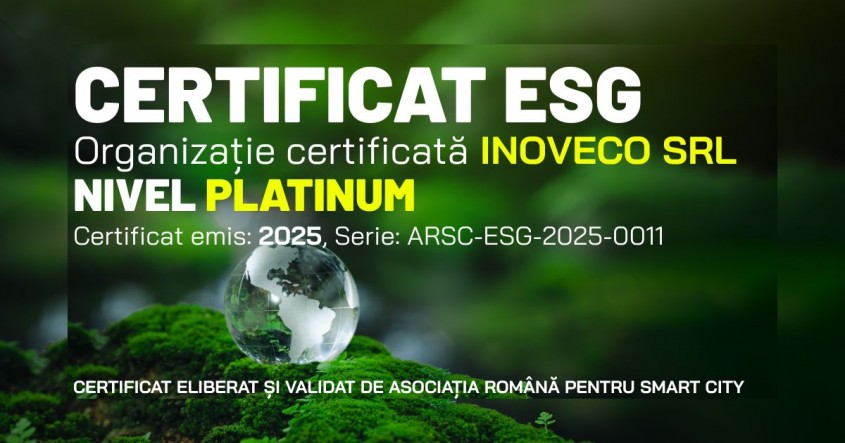 Inoveco este acum certificată ESG Platinum