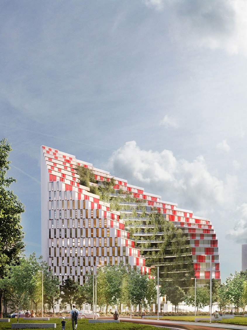 O clădire ca o oază de verdeață va fi ridicată în inima unei capitale europene