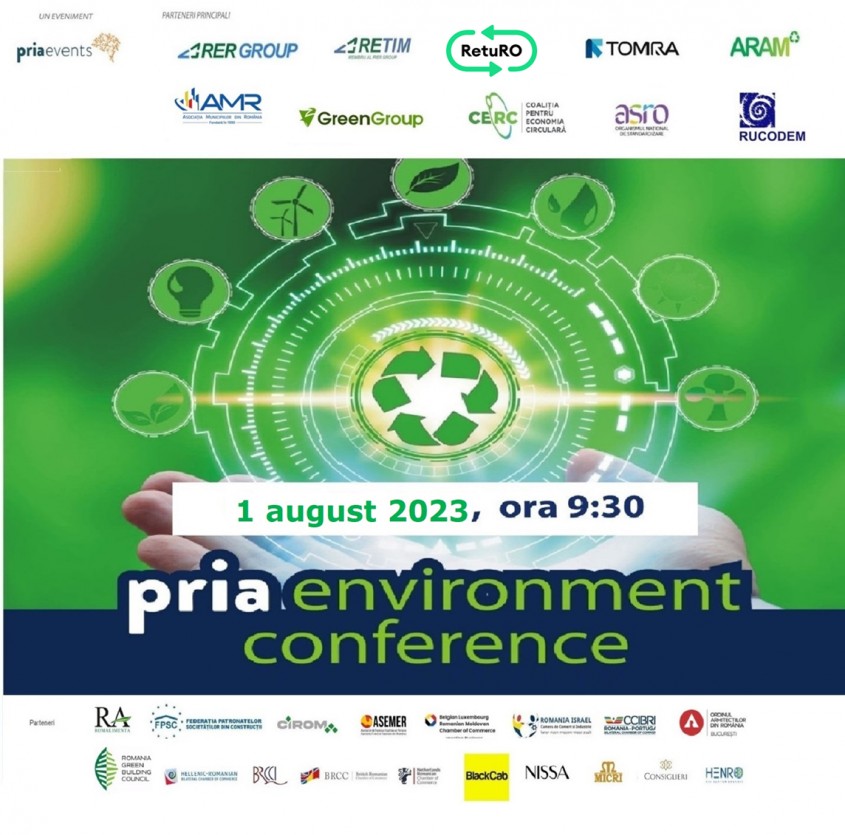 Conferința PRIA Environment are loc pe 1 august 2023, la ARCUB