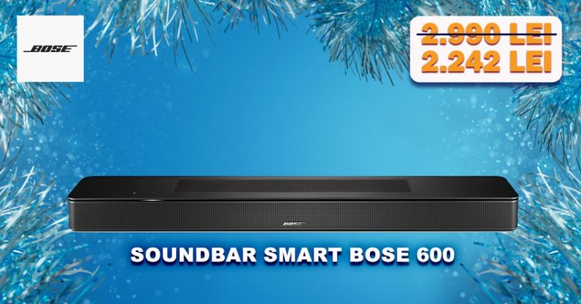 Promoții la produsele Bose pentru daruri și surprize de sezon