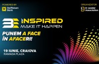 Conferința BE INSPIRED. MAKE IT HAPPEN! ajunge la Craiova în 19 iunie
