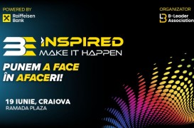 Conferința BE INSPIRED. MAKE IT HAPPEN! ajunge la Craiova în 19 iunie