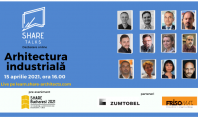 Arhitectura Industrială în dezbatere la SHARE Talk joi 15 aprilie Moderator Răzvan Dracea Fondator Ari Consult