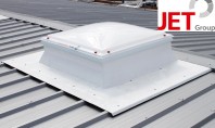 Socluri JET pentru monatrea cupolelor luminatoare in acoperisuri profilate Montajul cupolelor lumiantoare cu rol de ventilatie