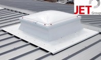 Socluri JET pentru monatrea cupolelor luminatoare in acoperisuri profilate