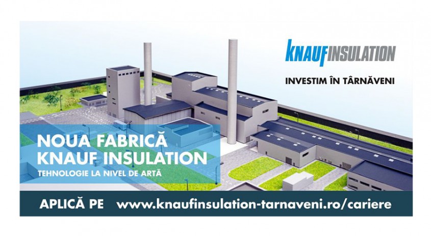 Knauf Insulation a început construcția noii fabrici din Târnăveni