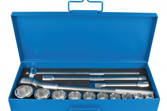Trusa capete chei tubulare 3/4" in cutie metalica