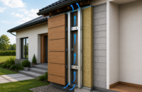 Fațada ventilată pentru locuințe unifamiliale &ndash; protecție, estetica și confort de durată