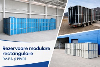 Rezervoare modulare rectangulare din P.A.F.S. și PP/PE &ndash; soluții adaptate fiecărui proiect