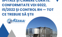 Calitatea aerului &icirc;n spitale de ce ventilația a devenit o prioritate strategică Webinarul ATREA explică importanța