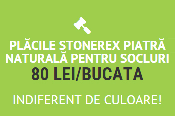 Promotie la placile STONEREX - piatra naturala pentru socluri