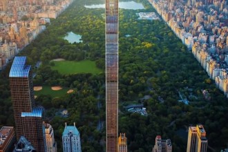 Grandioasele interioare ale celui mai subţire zg&acirc;rie-nori din lume