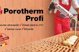 Cărămidă șlefuită pentru execuția zidăriilor la temperaturi scăzute - Porotherm Profi