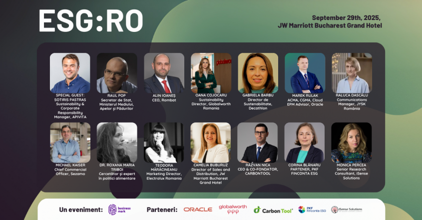 Lideri specialiști și practicieni explorează integrarea reală a principiilor de sustenabilitate în business la ESG Ro