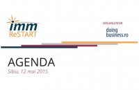 Agenda evenimentului "IMM ReStart - Descopera-ti potentialul” de la Sibiu