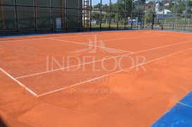 Un nou teren de tenis cu zgura Conipur Pro Clay in Romania!
