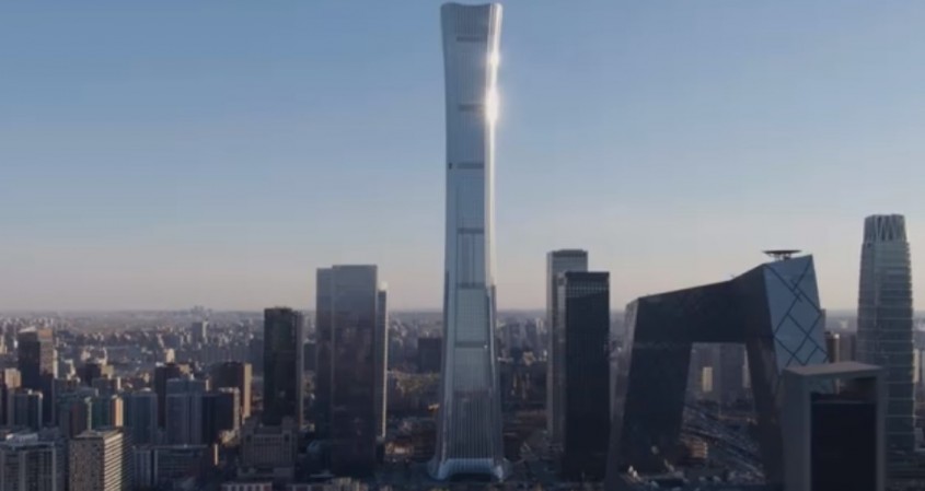 Cel mai înalt zgârie-nori din Beijing și numărul 8 la nivel mondial (Video)