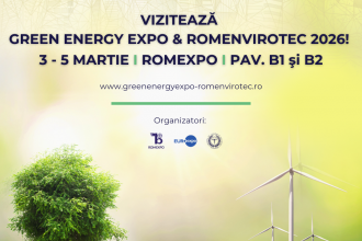 &Icirc;ncepe GREEN ENERGY EXPO & ROMENVIROTEC 2026 3&ndash;5 martie, Romexpo, Pavilioanele B1 și B2