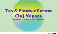 Noutăți fiscale și rolul CFO-ului în contextul actual la Tax & Finance Forum Cluj-Napoca 1 noiembrie