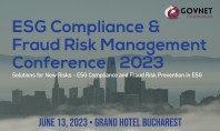 ESG Compliance & Fraud Risk Management Conference 2023 Raportarile ESG au devenit in ultimii ani la