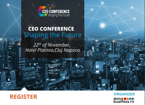 CEO Conference - Shaping the Future are loc în Cluj-Napoca, pe 22 noiembrie