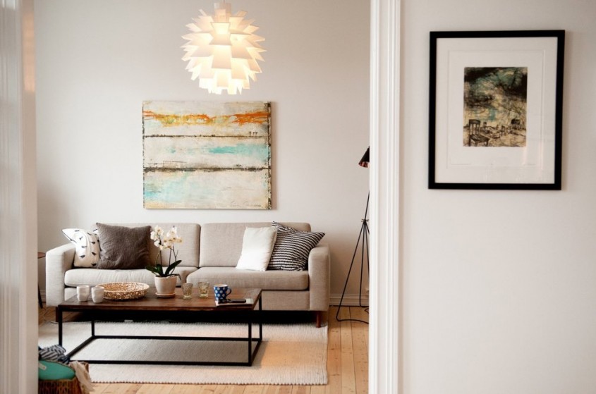 Un apartament al carui design prezinta influente scandinave