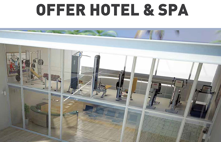 Hotel sau Spa, oferte saune si fitness personalizate pentru 15mp, 25 mp si 35 mp