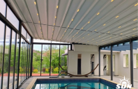 Pergole retractabile și terase complet amenajate pentru toamnă