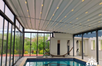 Pergole retractabile și terase complet amenajate pentru toamnă