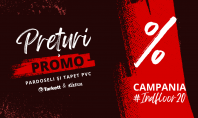 OFERTĂ PROMOȚIONALĂ Covor și tapet PVC la prețuri speciale! Indfloor Group sărbătorește 20 de ani de