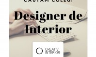 Creativ Interior caută un coleg pe post de designer de interior Viitorul coleg trebuie sa fie