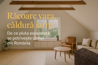 Răcoare vara, căldură iarna: de ce pluta expandată se potrivește climei din România