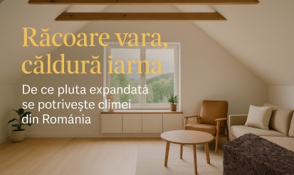Răcoare vara, căldură iarna: de ce pluta expandată se potrivește climei din România