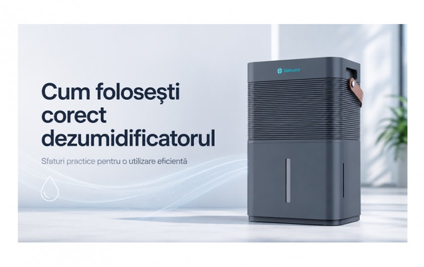 Cum folosești corect dezumidificatorul. Sfaturi practice și greșeli de evitat