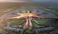 Mega-aeroportul din Beijing a fost inaugurat Terminalul in forma de stea de mare al aeroportului proiectat