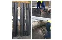 Hidroplasto a demarat lucrarile de instalare a dispozitivelor de tratare a rosturilor la pod km 144+561